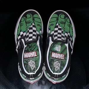 Marvel hulk vans size 1 barely used